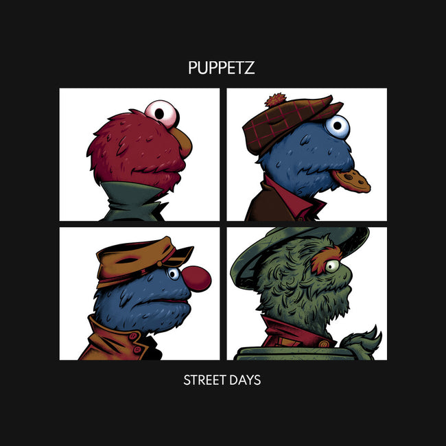 Puppetz Street Days-None-Glossy-Sticker-zybbhorn