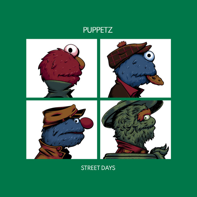 Puppetz Street Days-None-Glossy-Sticker-zybbhorn