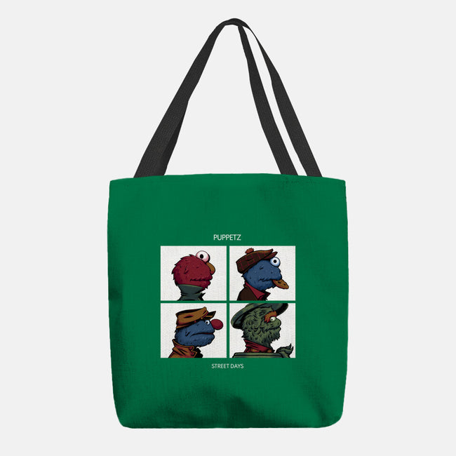 Puppetz Street Days-None-Basic Tote-Bag-zybbhorn