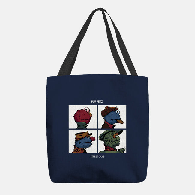 Puppetz Street Days-None-Basic Tote-Bag-zybbhorn