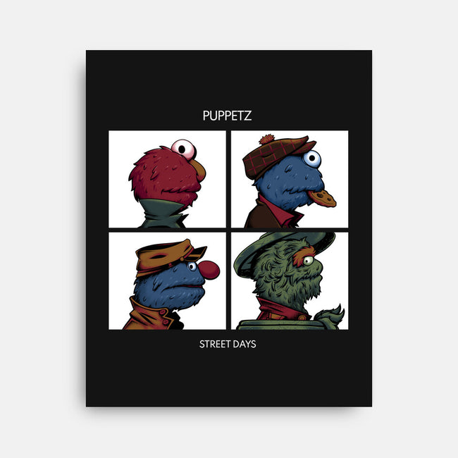 Puppetz Street Days-None-Stretched-Canvas-zybbhorn