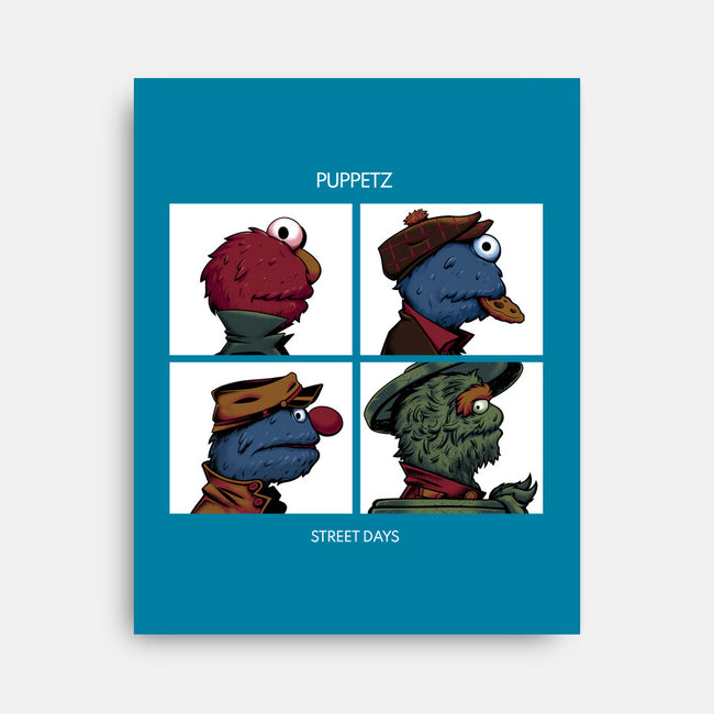 Puppetz Street Days-None-Stretched-Canvas-zybbhorn