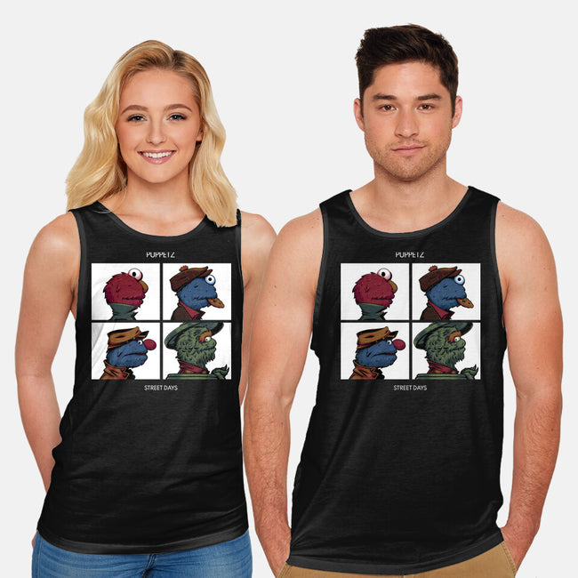 Puppetz Street Days-Unisex-Basic-Tank-zybbhorn