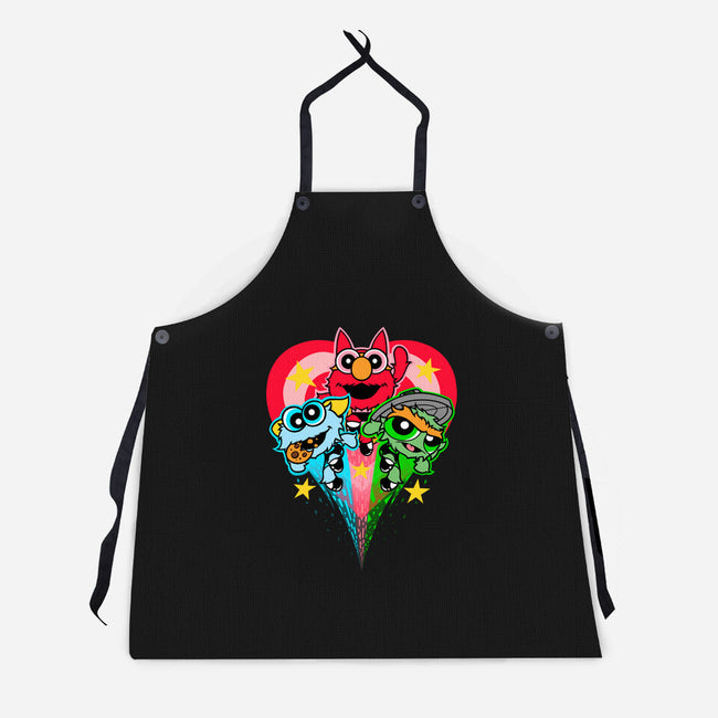 Puppet Street Boys-Unisex-Kitchen-Apron-zybbhorn