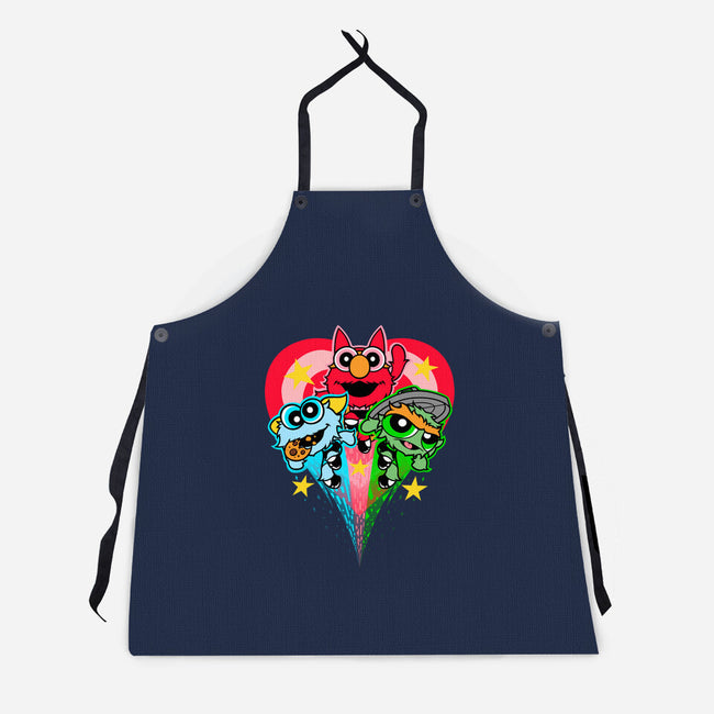 Puppet Street Boys-Unisex-Kitchen-Apron-zybbhorn