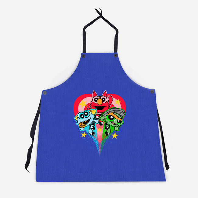 Puppet Street Boys-Unisex-Kitchen-Apron-zybbhorn
