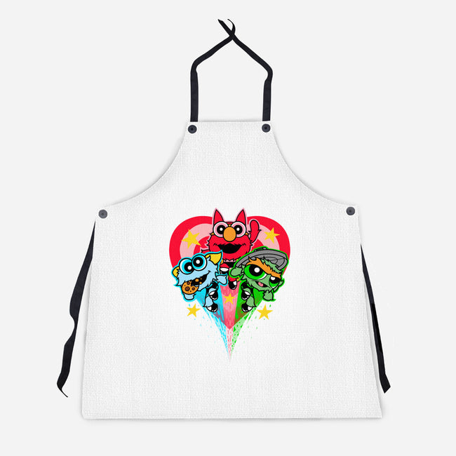 Puppet Street Boys-Unisex-Kitchen-Apron-zybbhorn