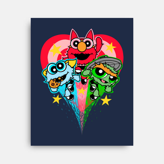 Puppet Street Boys-None-Stretched-Canvas-zybbhorn