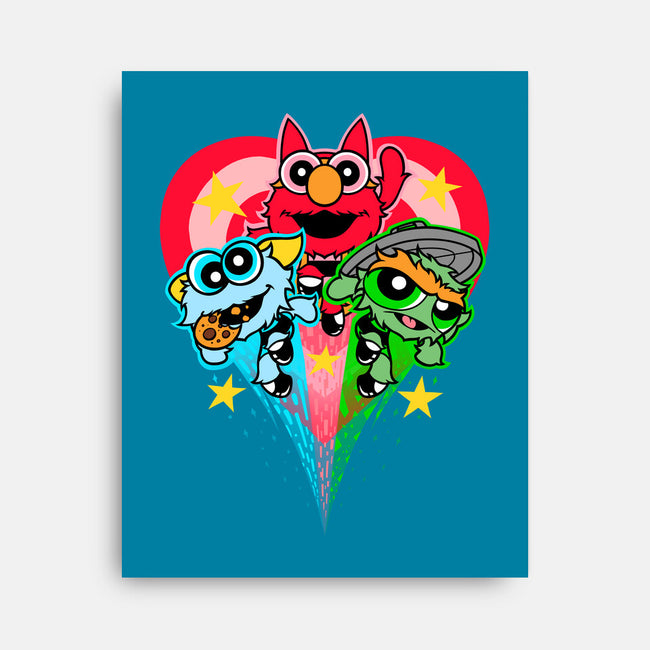 Puppet Street Boys-None-Stretched-Canvas-zybbhorn