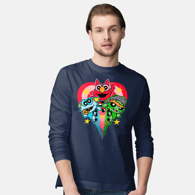 Puppet Street Boys-Mens-Long Sleeved-Tee-zybbhorn