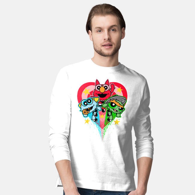 Puppet Street Boys-Mens-Long Sleeved-Tee-zybbhorn