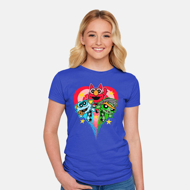 Puppet Street Boys-Womens-Fitted-Tee-zybbhorn