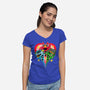 Puppet Street Boys-Womens-V-Neck-Tee-zybbhorn