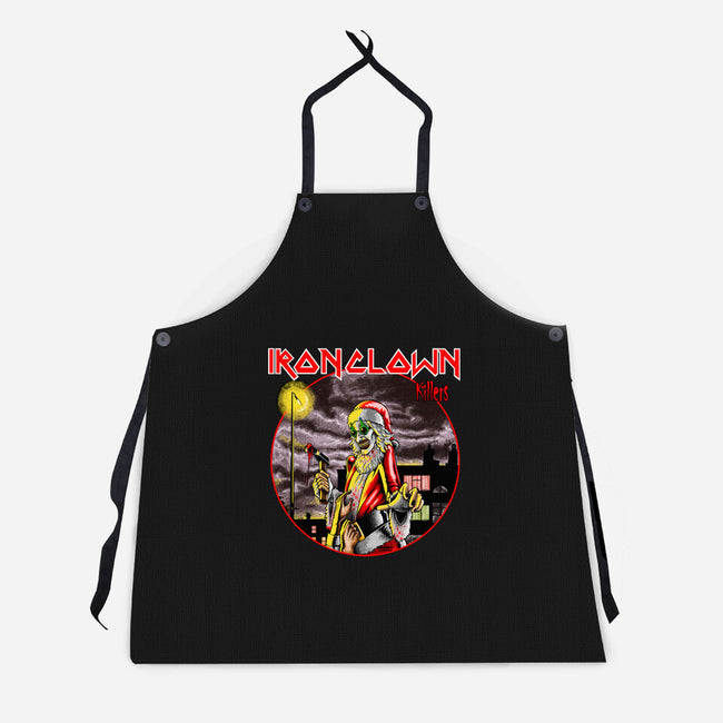 Iron Clown-Unisex-Kitchen-Apron-joerawks