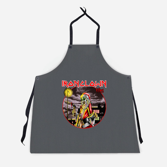 Iron Clown-Unisex-Kitchen-Apron-joerawks