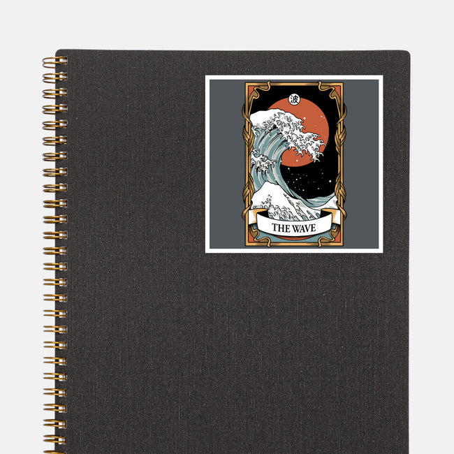 The Kanagawa Wave Tarot Card Captor-None-Glossy-Sticker-tobefonseca