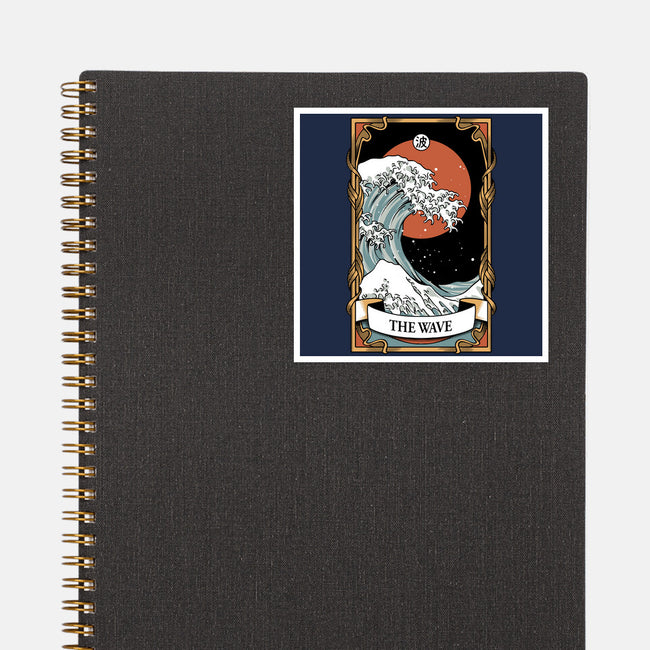 The Kanagawa Wave Tarot Card Captor-None-Glossy-Sticker-tobefonseca