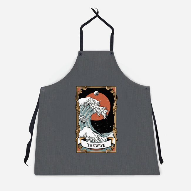 The Kanagawa Wave Tarot Card Captor-Unisex-Kitchen-Apron-tobefonseca