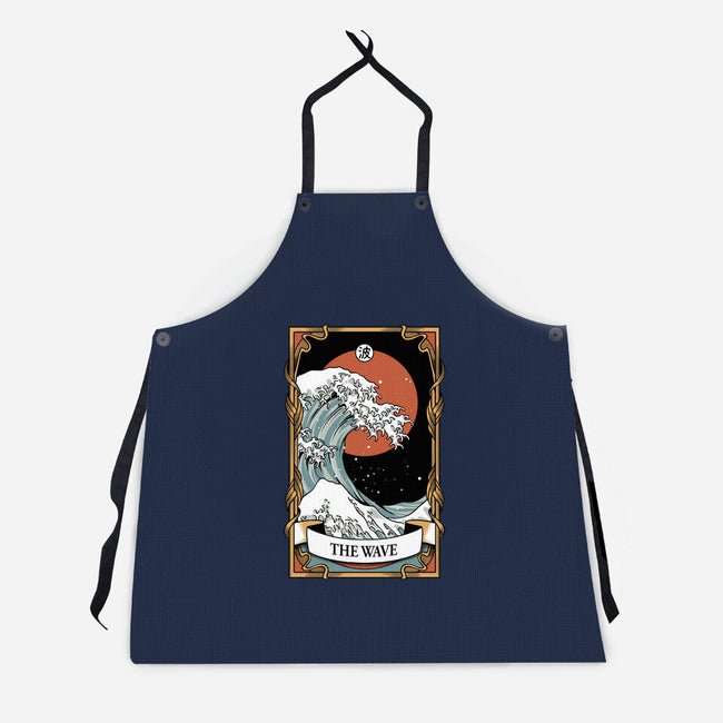 The Kanagawa Wave Tarot Card Captor-Unisex-Kitchen-Apron-tobefonseca