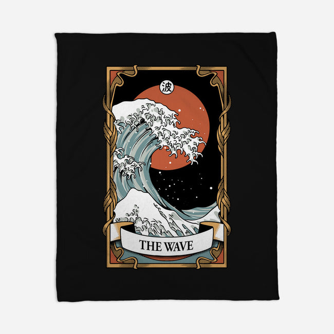 The Kanagawa Wave Tarot Card Captor-None-Fleece-Blanket-tobefonseca