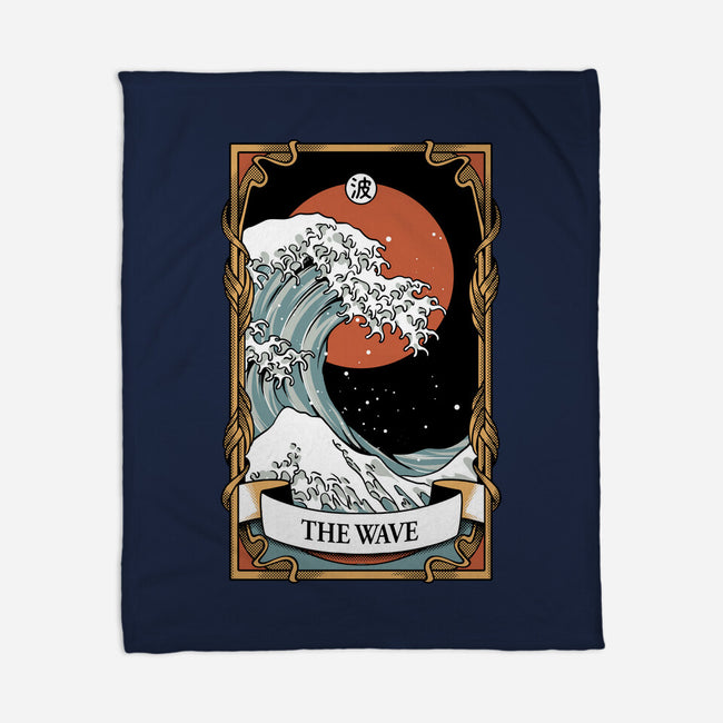 The Kanagawa Wave Tarot Card Captor-None-Fleece-Blanket-tobefonseca