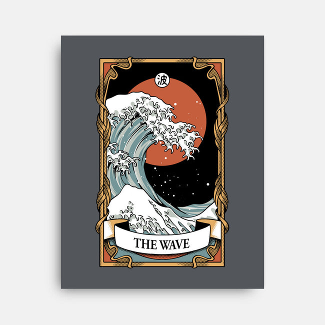 The Kanagawa Wave Tarot Card Captor-None-Stretched-Canvas-tobefonseca