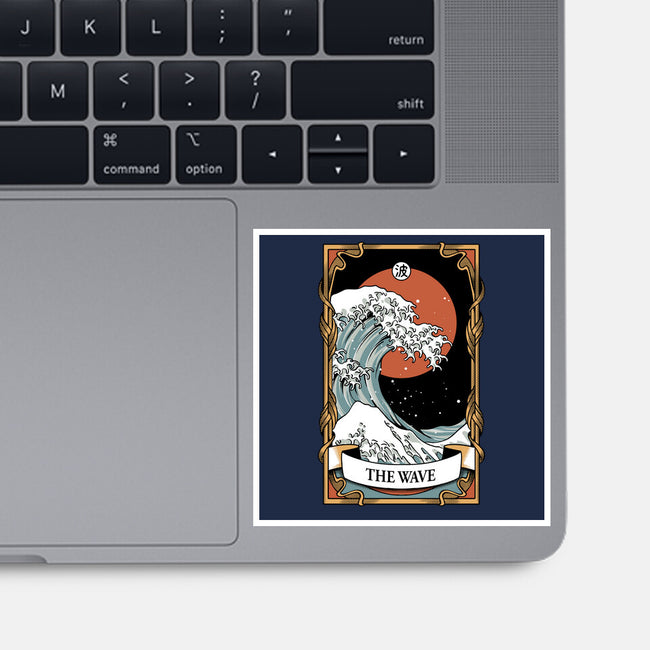The Kanagawa Wave Tarot Card Captor-None-Glossy-Sticker-tobefonseca