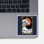 The Kanagawa Wave Tarot Card Captor-None-Glossy-Sticker-tobefonseca