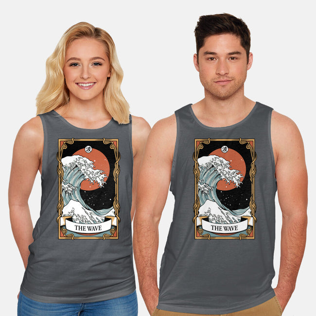 The Kanagawa Wave Tarot Card Captor-Unisex-Basic-Tank-tobefonseca