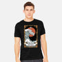 The Kanagawa Wave Tarot Card Captor-Mens-Heavyweight-Tee-tobefonseca