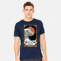 The Kanagawa Wave Tarot Card Captor-Mens-Heavyweight-Tee-tobefonseca
