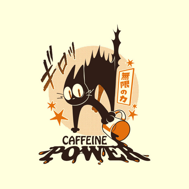Caffeine Power Cat-None-Fleece-Blanket-tobefonseca