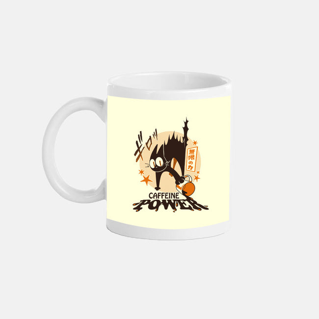 Caffeine Power Cat-None-Mug-Drinkware-tobefonseca