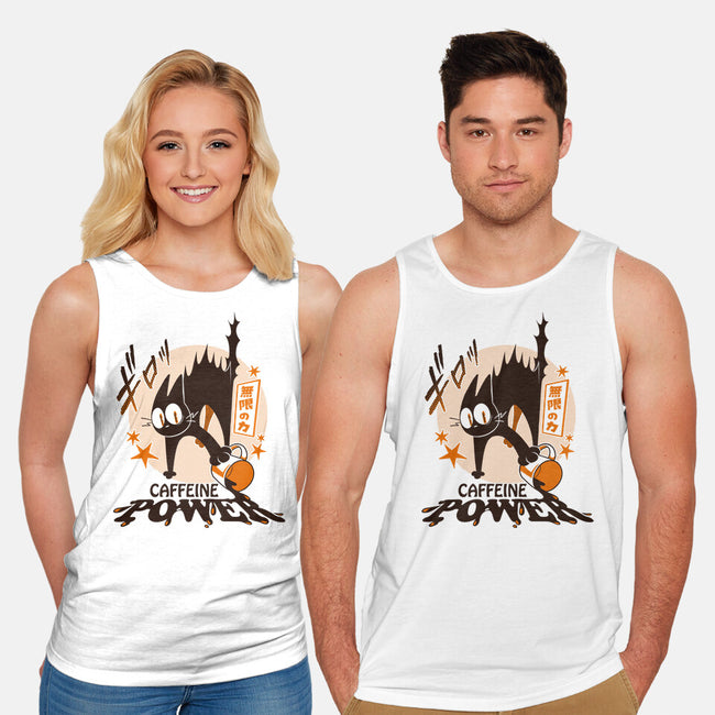 Caffeine Power Cat-Unisex-Basic-Tank-tobefonseca