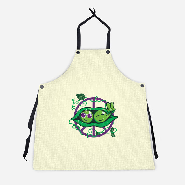 Give Peas A Chance-Unisex-Kitchen-Apron-SeamusAran