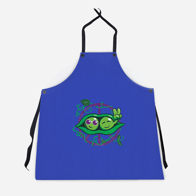 Give Peas A Chance-Unisex-Kitchen-Apron-SeamusAran