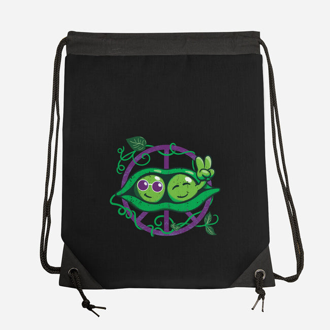 Give Peas A Chance-None-Drawstring-Bag-SeamusAran