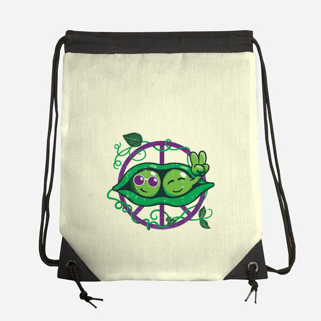 Give Peas A Chance-None-Drawstring-Bag-SeamusAran