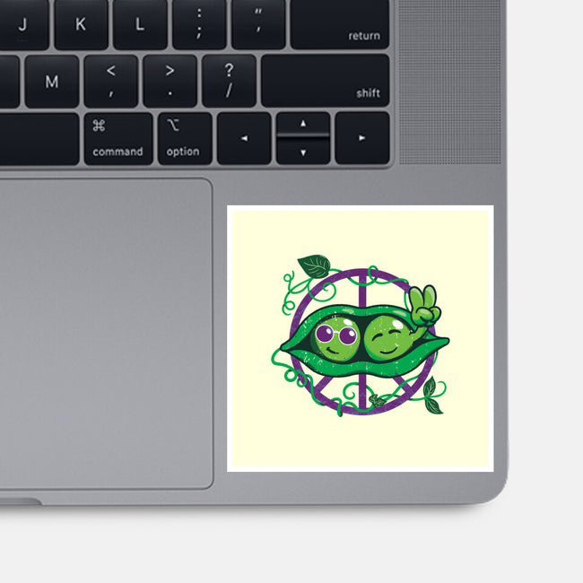 Give Peas A Chance-None-Glossy-Sticker-SeamusAran