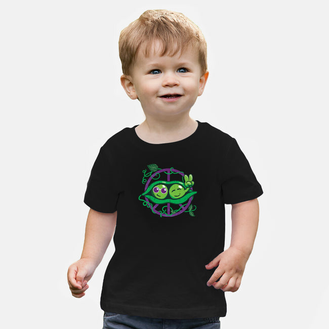 Give Peas A Chance-Baby-Basic-Tee-SeamusAran