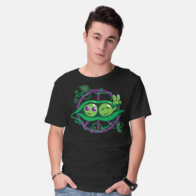 Give Peas A Chance-Mens-Basic-Tee-SeamusAran