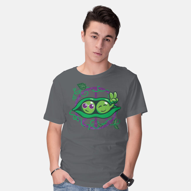 Give Peas A Chance-Mens-Basic-Tee-SeamusAran