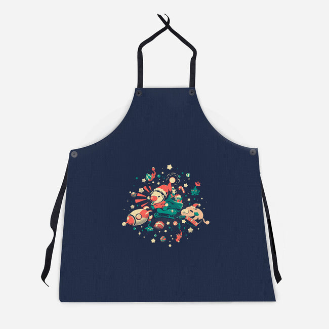 Happy Lil Xmas-Unisex-Kitchen-Apron-Estudio Horta