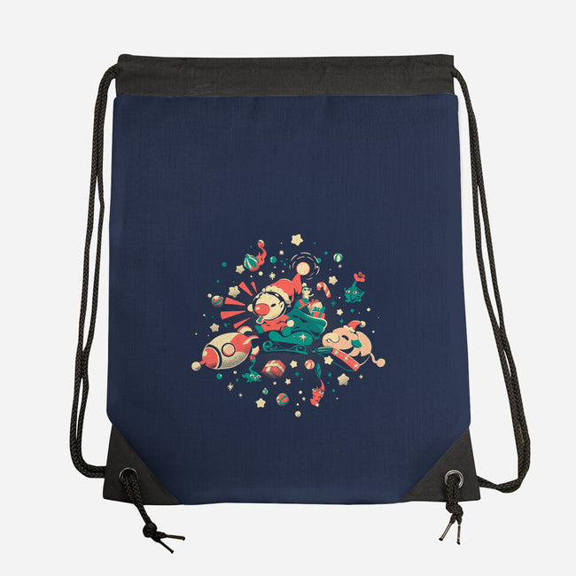 Happy Lil Xmas-None-Drawstring-Bag-Estudio Horta
