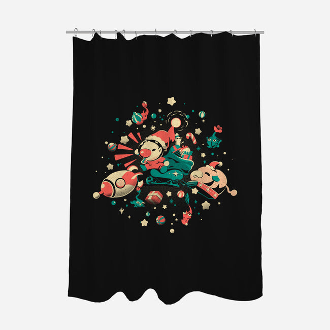 Happy Lil Xmas-None-Polyester-Shower Curtain-Estudio Horta