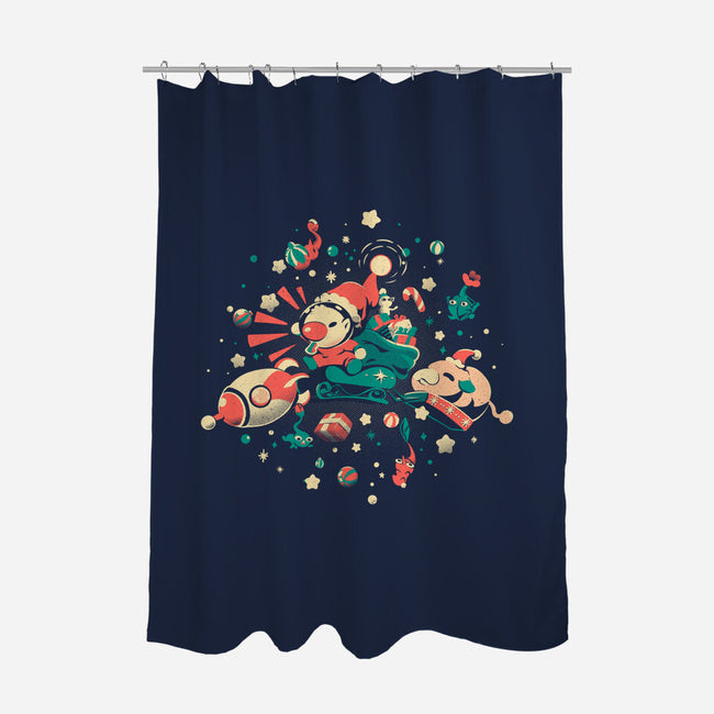 Happy Lil Xmas-None-Polyester-Shower Curtain-Estudio Horta