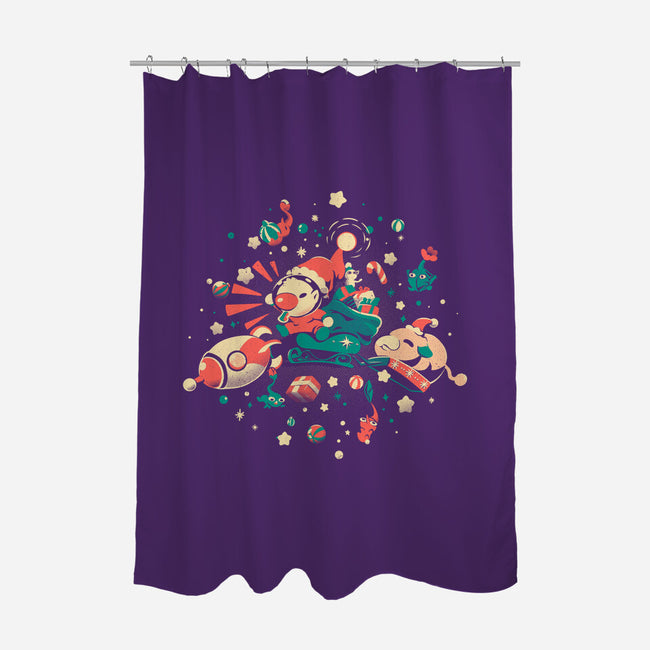 Happy Lil Xmas-None-Polyester-Shower Curtain-Estudio Horta