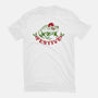 Festive Frog-Womens-Basic-Tee-worlddominationforcats