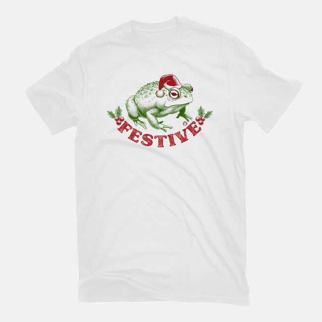Festive Frog-Youth-Basic-Tee-worlddominationforcats