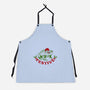 Festive Frog-Unisex-Kitchen-Apron-worlddominationforcats
